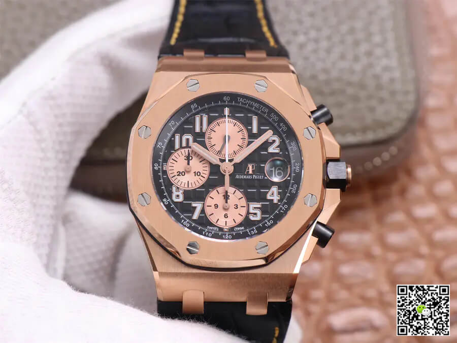 Replica Audemars Piguet Royal Oak Offshore 26470OR 1:1 Best Edition Black Dial - DEEPREPS