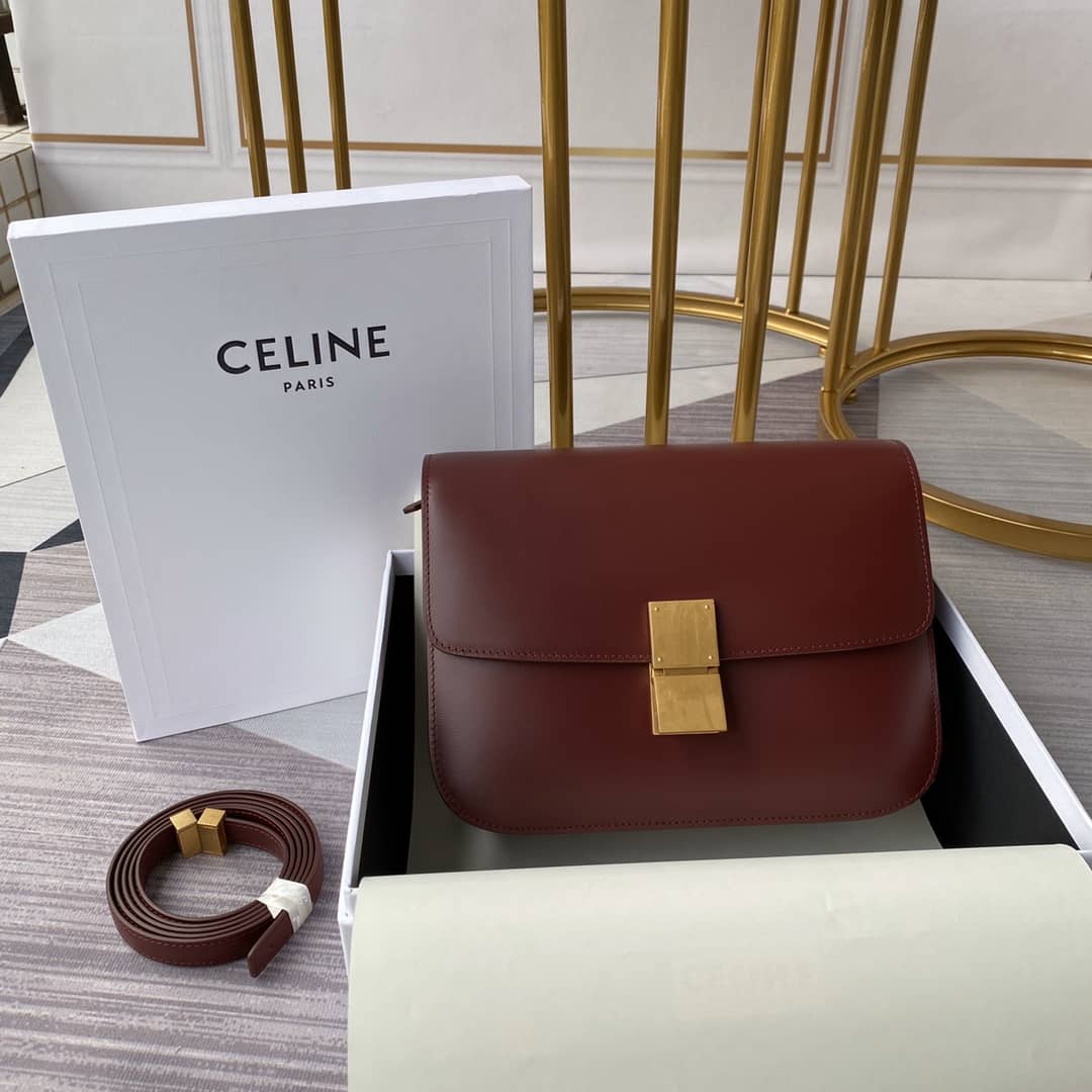 Celine Box Bag Dupe Teen Classic Box Replica Bag - DEEPREPS