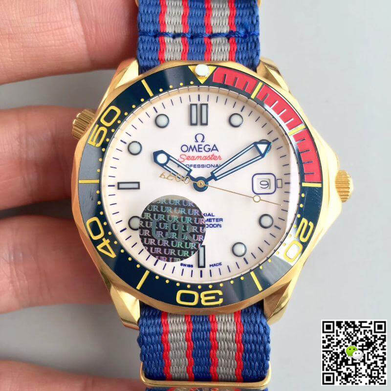 Replica Omega Seamaster Diver 300M 212.62.41.20.04.001 1:1 Best Edition 18K Yellow Gold - DEEPREPS