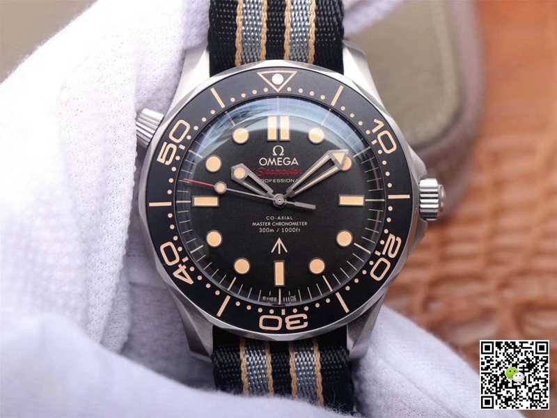 Replica Omega Seamaster 210.92.42.20.01.001 1:1 Best Edition James Bond 007 Black Dial - DEEPREPS
