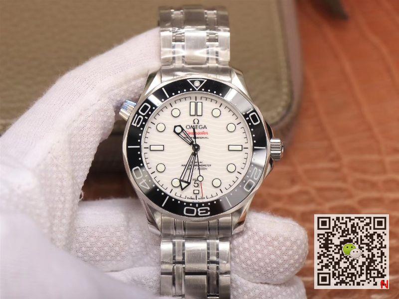 Replica Omega Seamaster 210.30.42.20.04.001 300M 1:1 Best Edition White Ceramic Dial - DEEPREPS