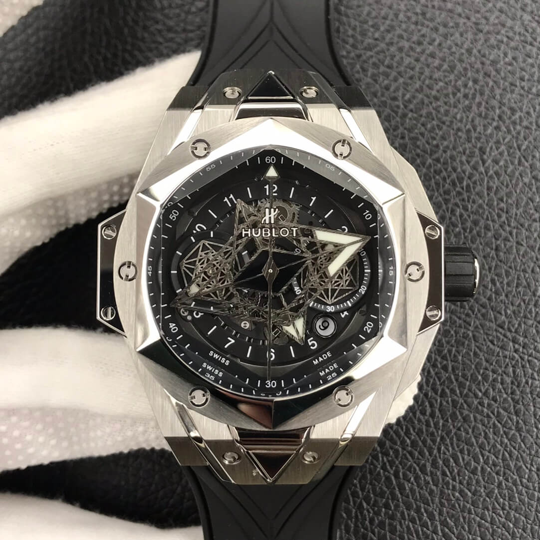 Replica Hublot Big Bang Sang Bleu II 418.NX.1107.RX.MXM19 1:1 Best Edition Black Dial - DEEPREPS