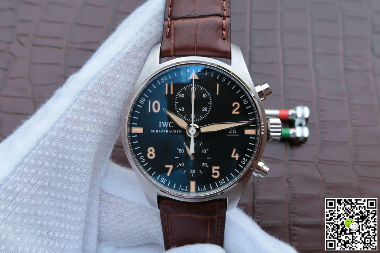 Replica IWC Pilot IW387808 1:1 Best Edition Black Dial - DEEPREPS