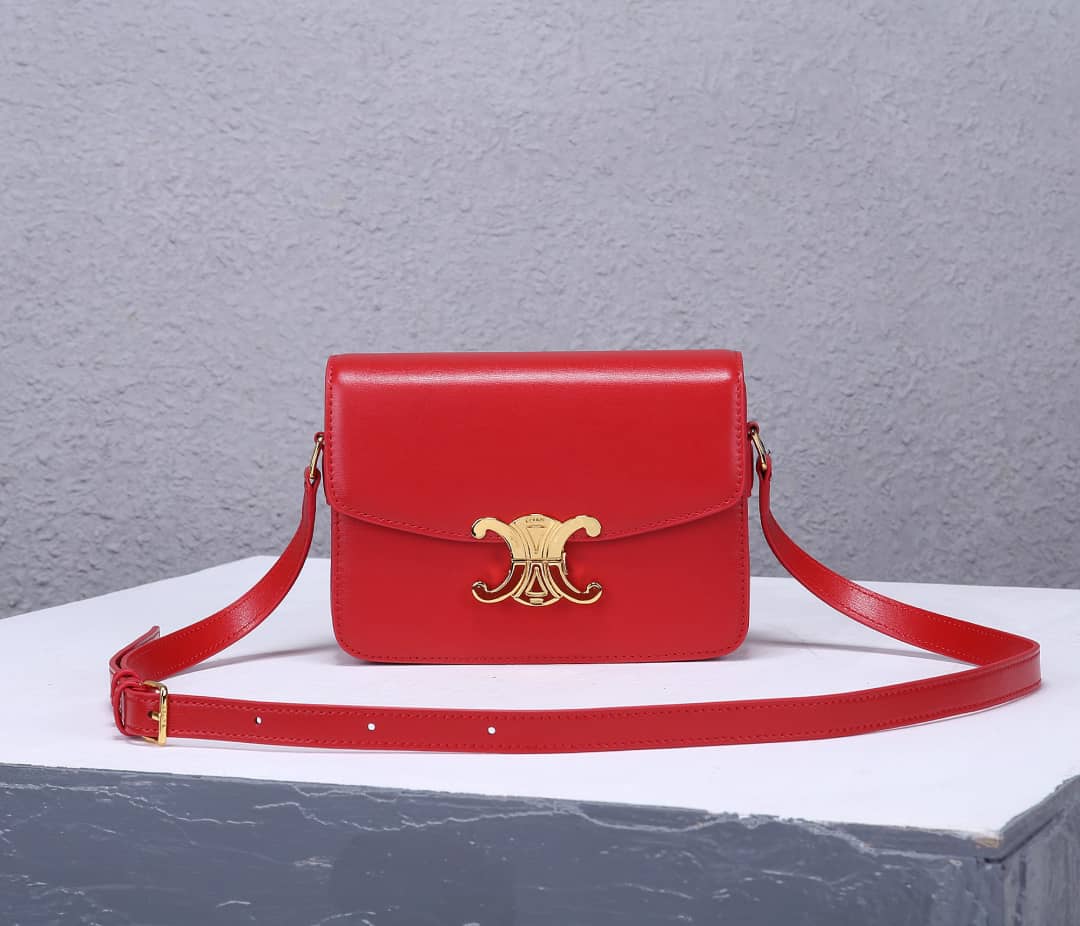 Celine Bag Dupe Triomphe Micro Luggage 18.5CM Replica Bag - DEEPREPS