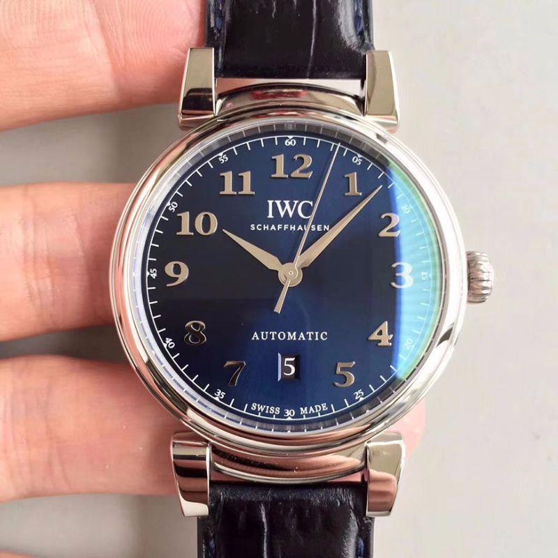 Replica IWC Da Vinci IW356605 1:1 Best Edition Blue Dial With Silver Markers - DEEPREPS