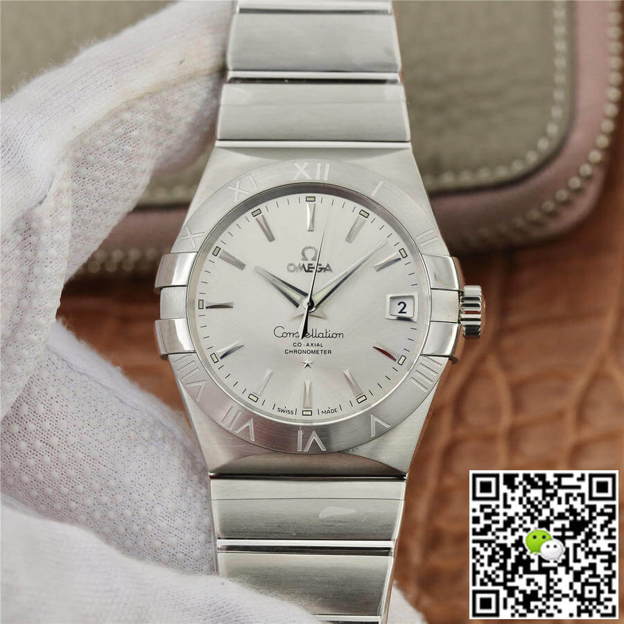 Replica Omega Constellation 123.10.38.21.02.001 1:1 Best Edition VS Factory Silvery White Dial - DEEPREPS
