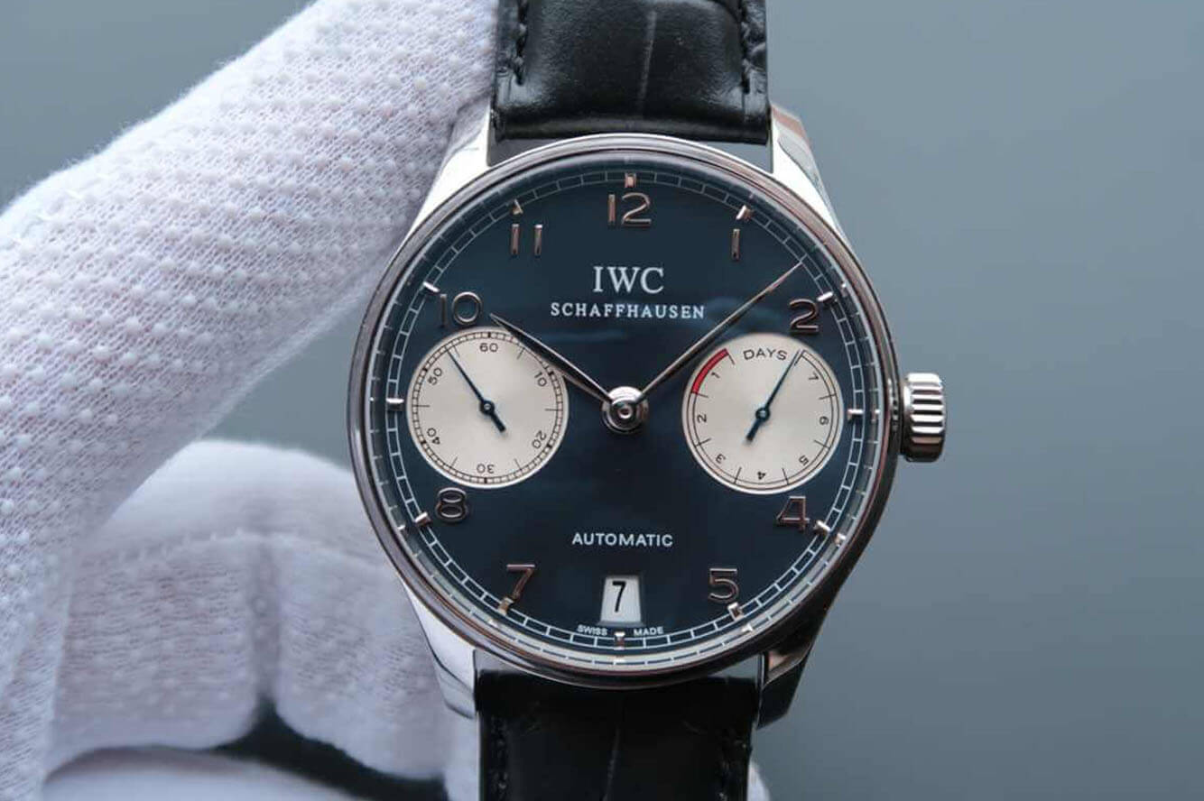 Replica IWC Portugieser IW500112 1:1 Best Edition V5 Dark Blue Dial - DEEPREPS