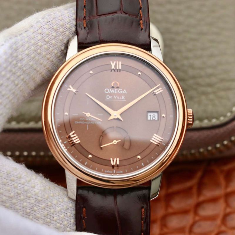 Replica Omega De Ville Prestige 424.23.40.20.13.001 1:1 Best Edition Brown Dial - DEEPREPS