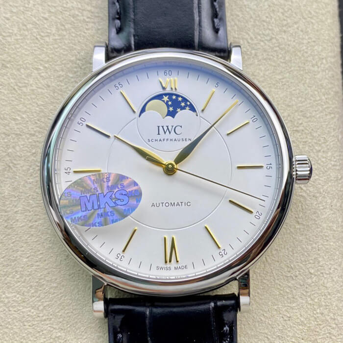 Replica IWC Portofino Moon Phase IW459401 1:1 Best Edition White Dial - DEEPREPS