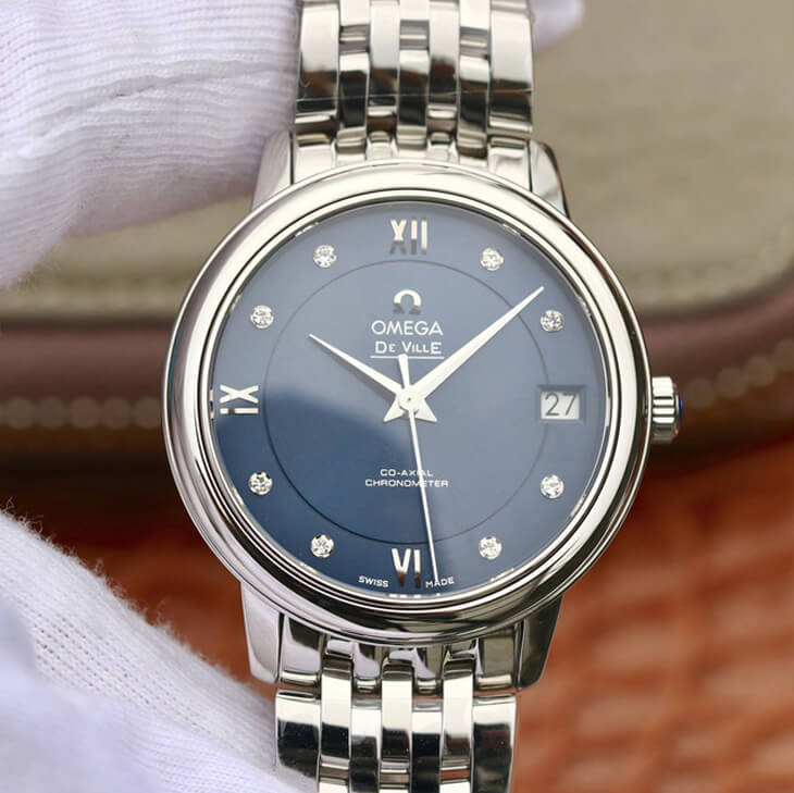 Replica Omega De Ville 424.10.33.20.53.001 1:1 Best Edition Diamond Dial - DEEPREPS