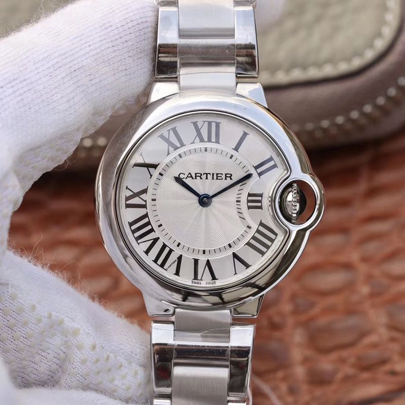 Replica Ballon Bleu De Cartier W6920084 1:1 Best Edition Quartz ETA157 Silver Dial - DEEPREPS
