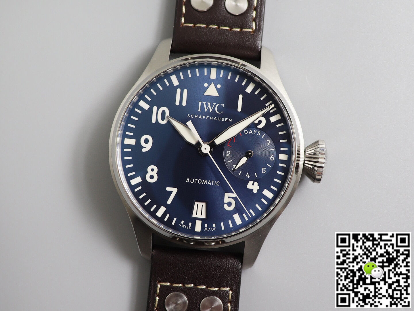 Replica IWC Pilot IW501002 1:1 Best Edition Blue Dial - DEEPREPS