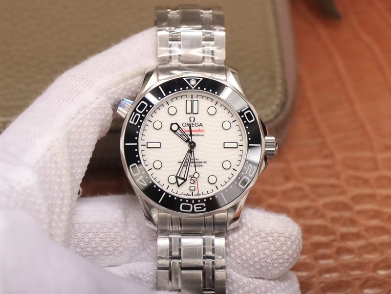 Replica Omega Seamaster 210.30.42.20.04.001 300M 1:1 Best Edition White Ceramic Dial - DEEPREPS