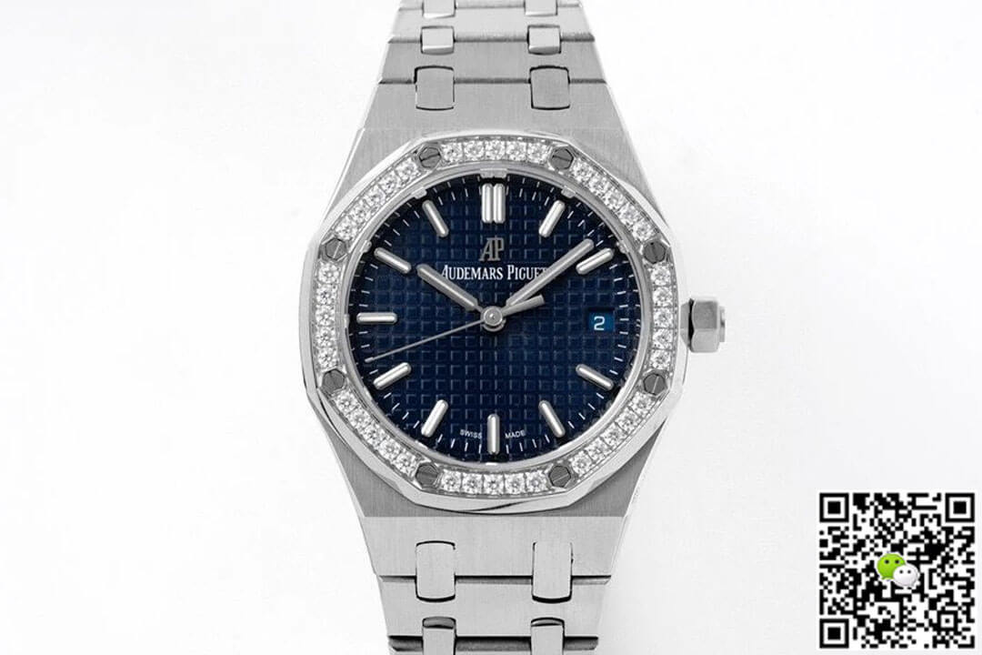 Replica Audemars Piguet Royal Oak 77351ST.ZZ.1261ST.01 1:1 Best Edition Blue Dial - DEEPREPS