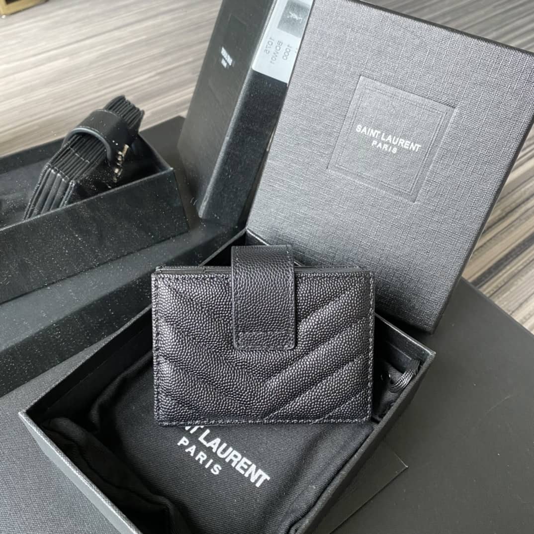 Saint Laurent YSL Monogram Business Card Case - DEEPREPS