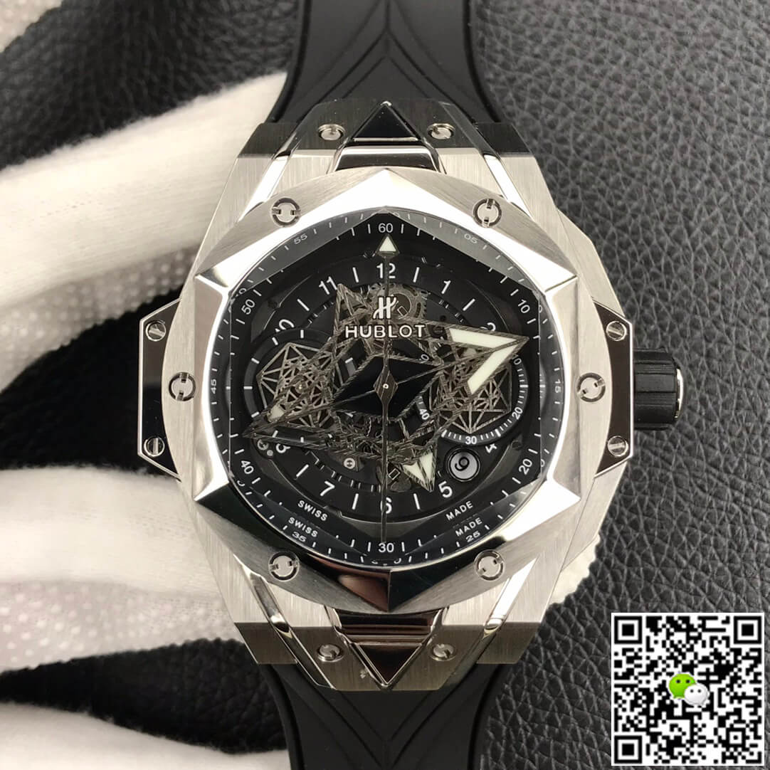 Replica Hublot Big Bang Sang Bleu II 418.NX.1107.RX.MXM19 1:1 Best Edition Black Dial - DEEPREPS