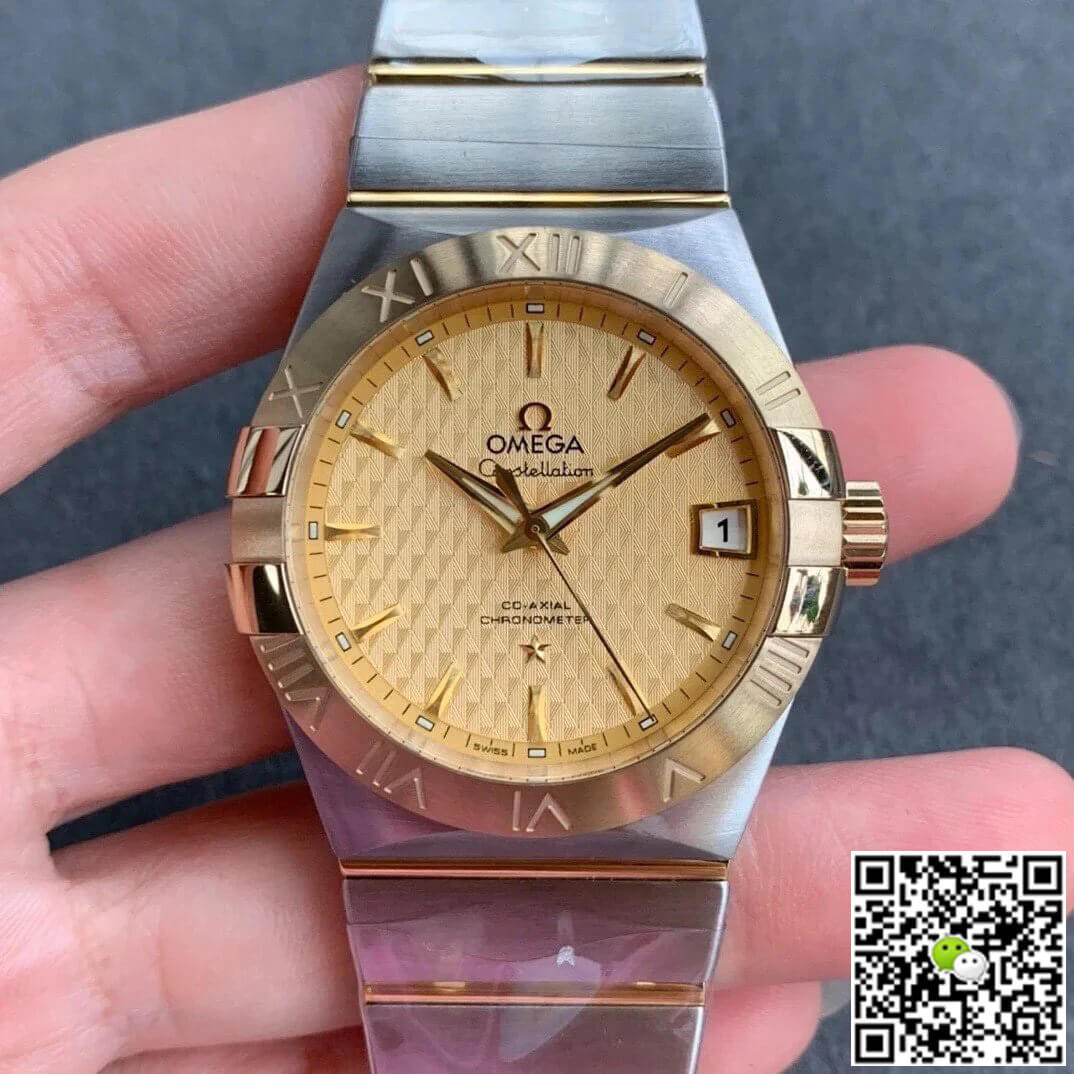 Replica Omega Constellation 123.20.38.21.08.002 1:1 Best Edition Champagne Dial - DEEPREPS