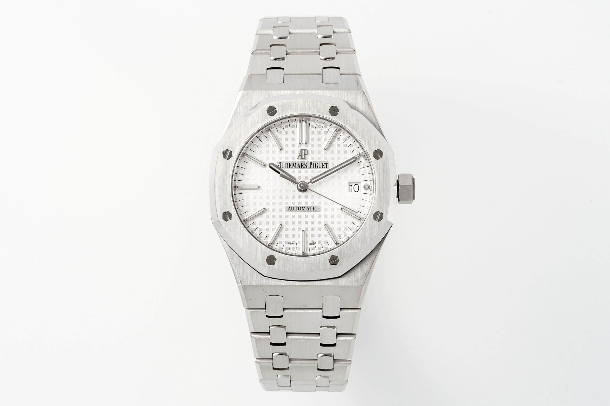 Replica Audemars Piguet Royal Oak 15450ST.OO.1256ST.01 1:1 Best Edition Silver Dial - DEEPREPS