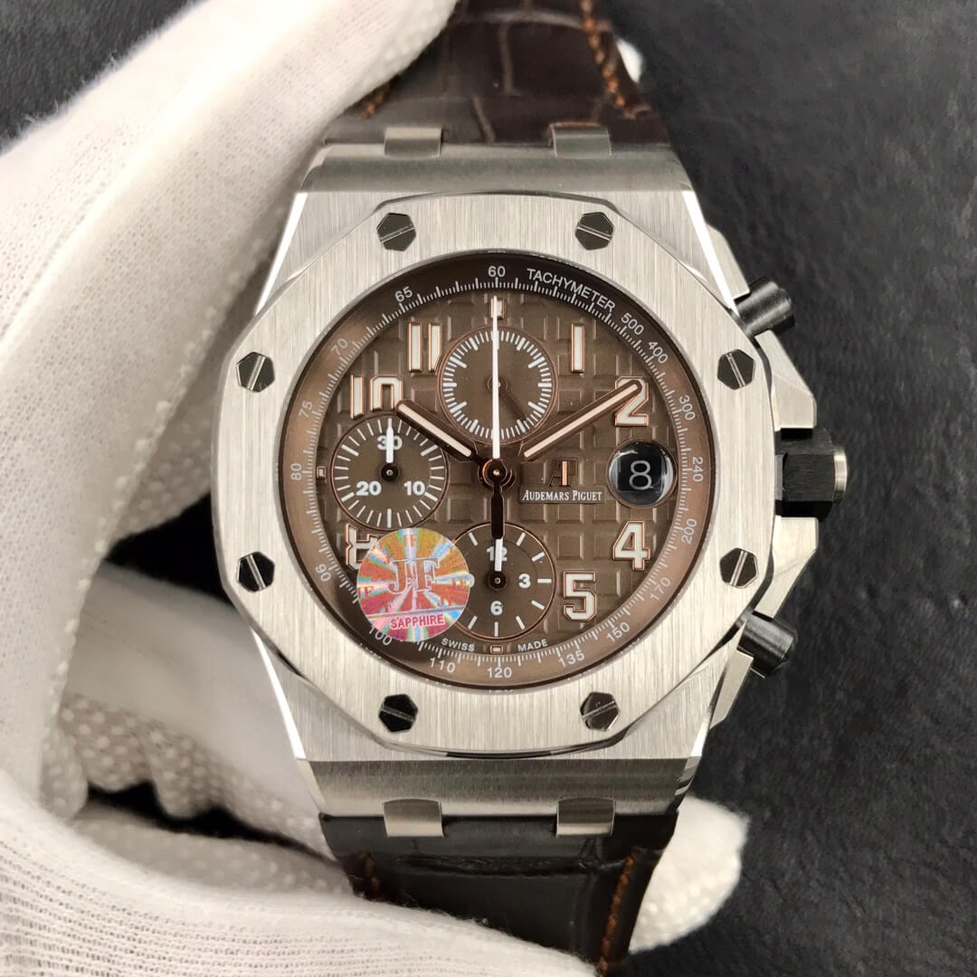 Replica Audemars Piguet Royal Oak Offshore 26470ST.OO.A820CR.01 1:1 Best Edition Brown Dial - DEEPREPS