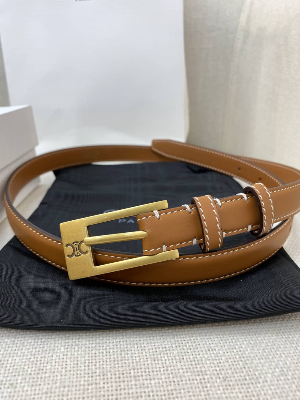 Celine Belt Dupe AAA+ Belt 18mm For Lady - DEEPREPS