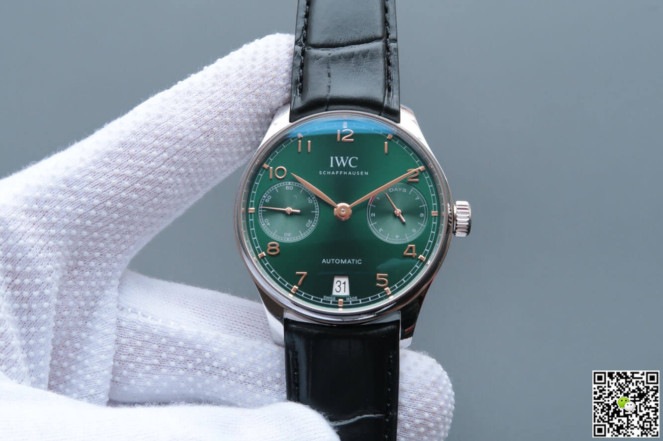 Replica IWC Portugieser IW500708 1:1 Best Edition V5 Green Dial - DEEPREPS