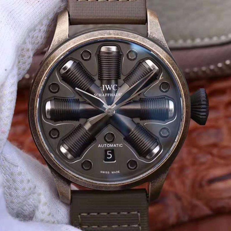 Replica IWC Schaffhausen Pilot Top Gun 1:1 Best Edition Bronze Nylon Strap - DEEPREPS