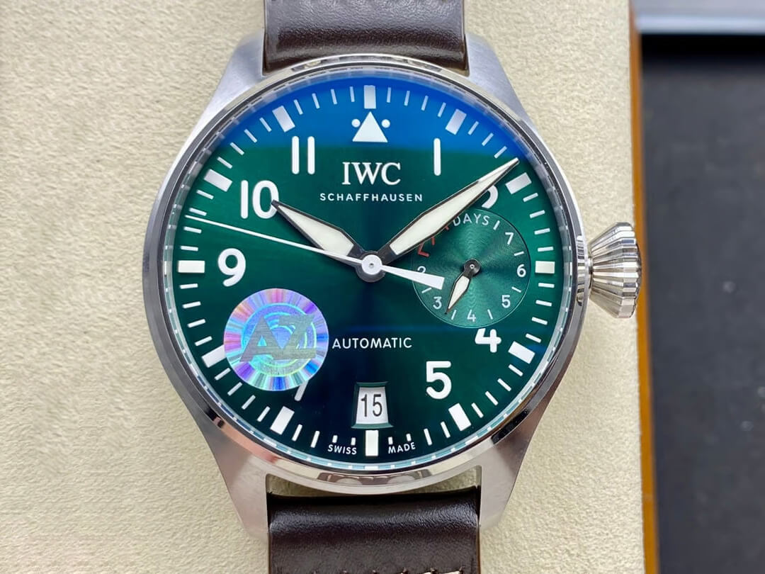 Replica IWC Pilot IW501015 1:1 Best Edition Green Dial - DEEPREPS