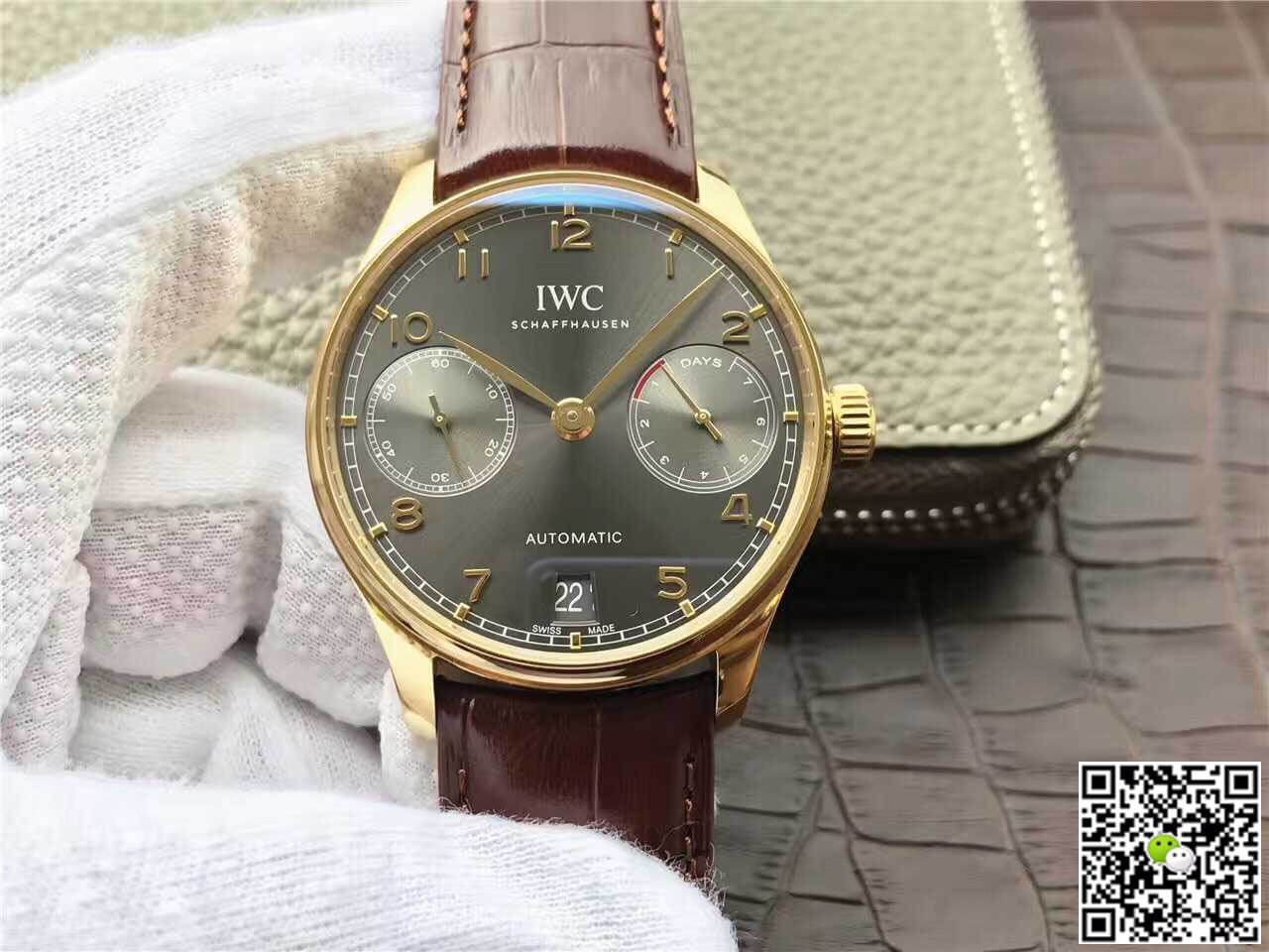 Replica IWC Portugieser IW500101 1:1 Best Edition Grey Dial - DEEPREPS