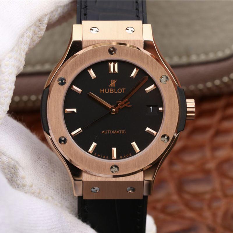 Replica Hublot Classic Fusion 511.OX.1181.LR Mechanical Watches 1:1 Best Edition Black Dial - DEEPREPS
