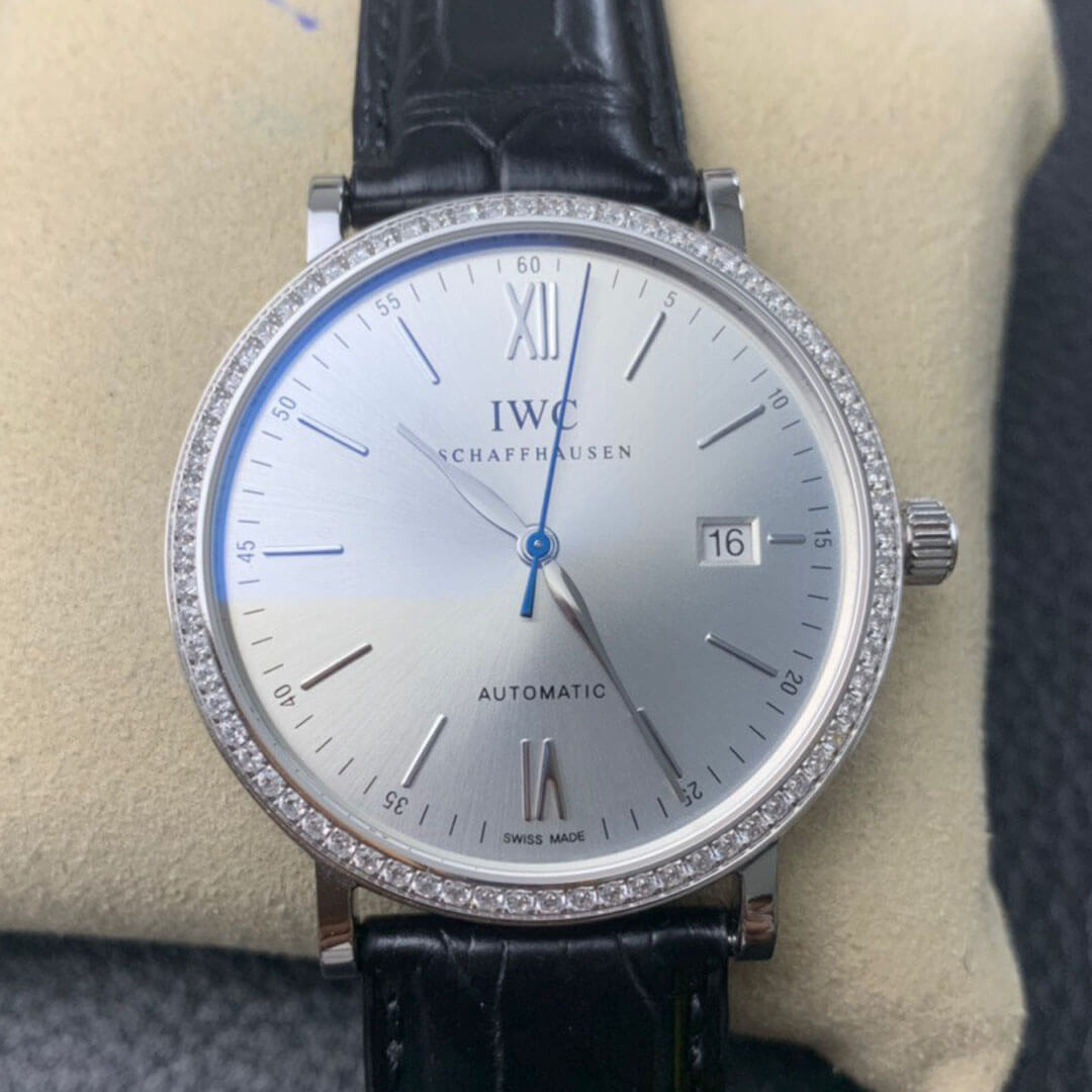 Replica IWC Portofino IW356514 1:1 Best Edition Diamond Bezel - DEEPREPS