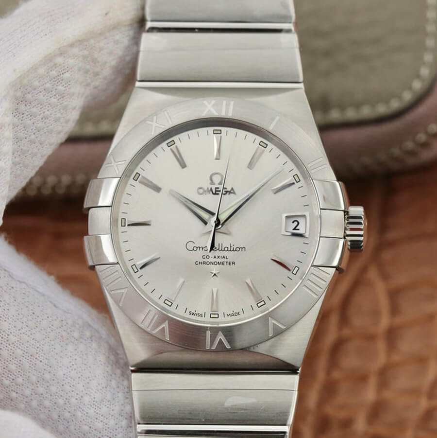 Replica Omega Constellation 123.10.38.21.02.001 1:1 Best Edition VS Factory Silvery White Dial - DEEPREPS
