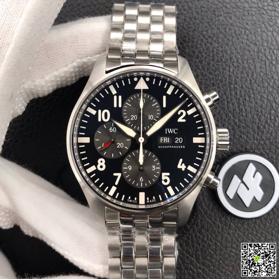 Replica IWC Pilot IW377710 1:1 Best Edition Black Dial - DEEPREPS