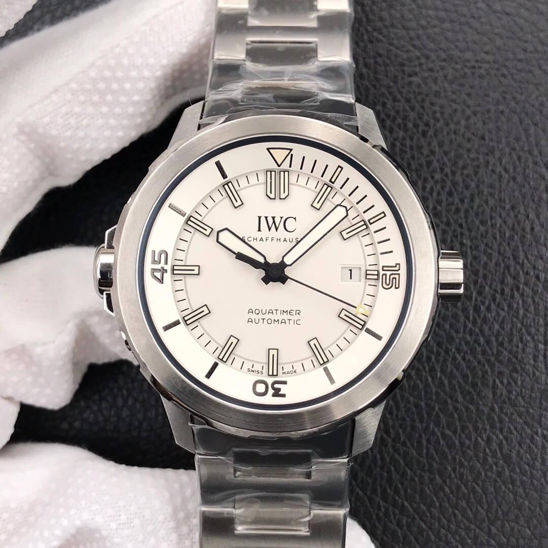 Replica IWC Aquatimer IW329004 1:1 Best Edition Silver White Dial - DEEPREPS
