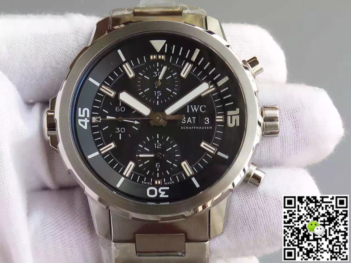 Replica IWC Aquatimer IW376804 1:1 Best Edition Black Dial - DEEPREPS