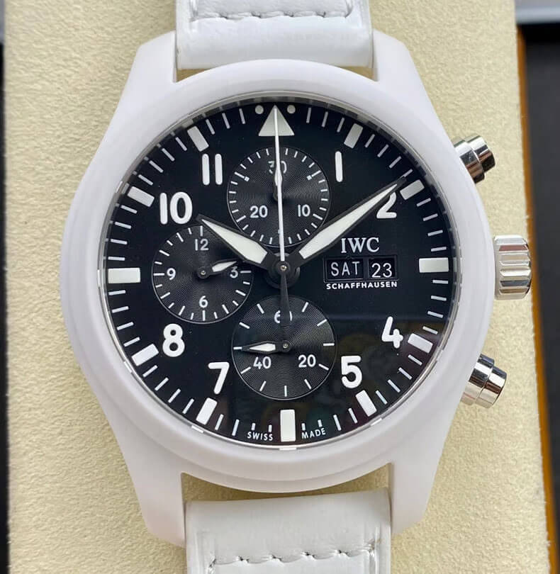 Replica IWC Pilot TOP GUN IW389105 Lake Tahoe 1:1 Best Edition Black Dial - DEEPREPS