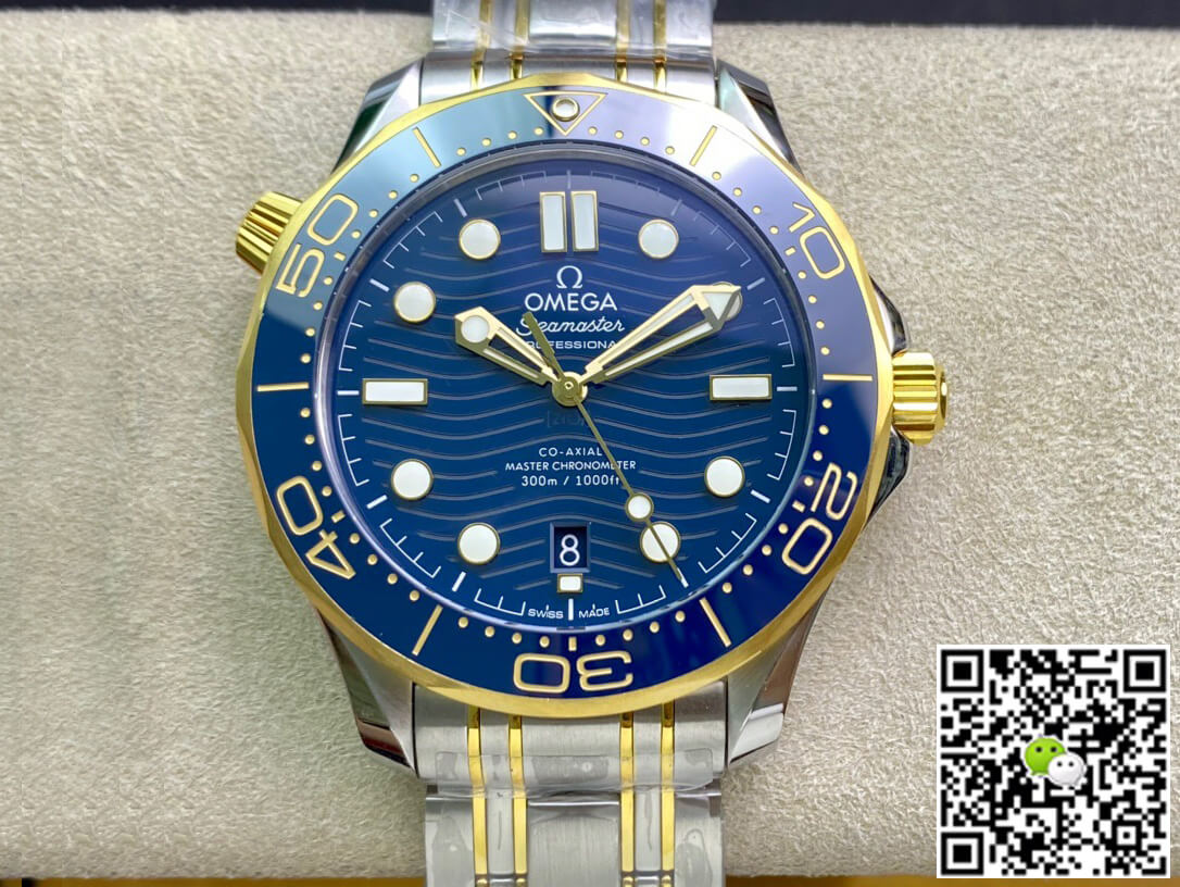 Replica Omega Seamaster Diver 300M 210.20.42.20.03.001 1:1 Best Edition Blue Dial - DEEPREPS