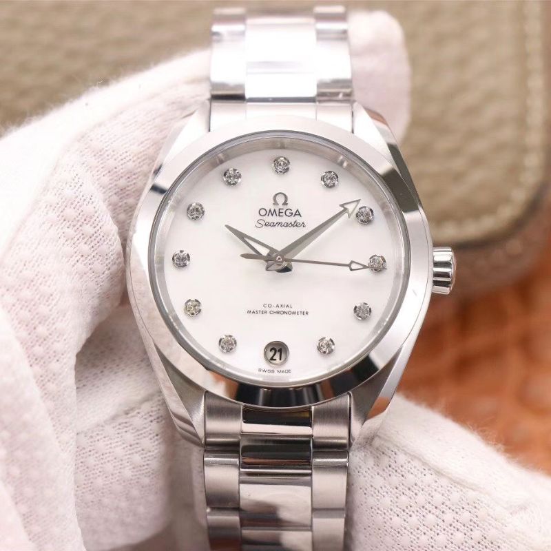 Replica Omega Seamaster 220.10.38.20.52.001 Aqua Terra 150M 1:1 Best Edition White dial - DEEPREPS