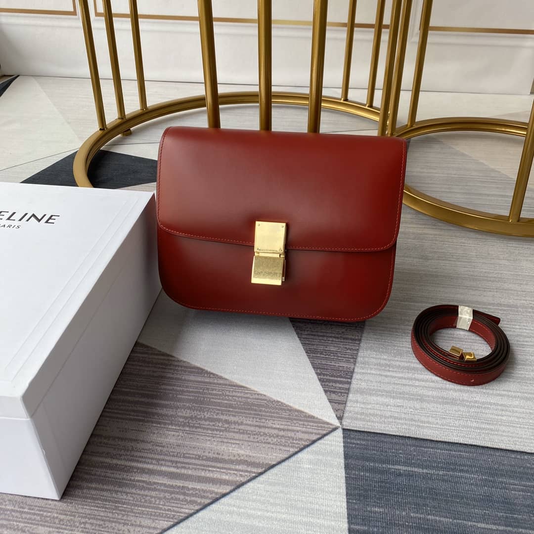 Celine Box Bag Dupe Teen Classic Box Replica Bag - DEEPREPS