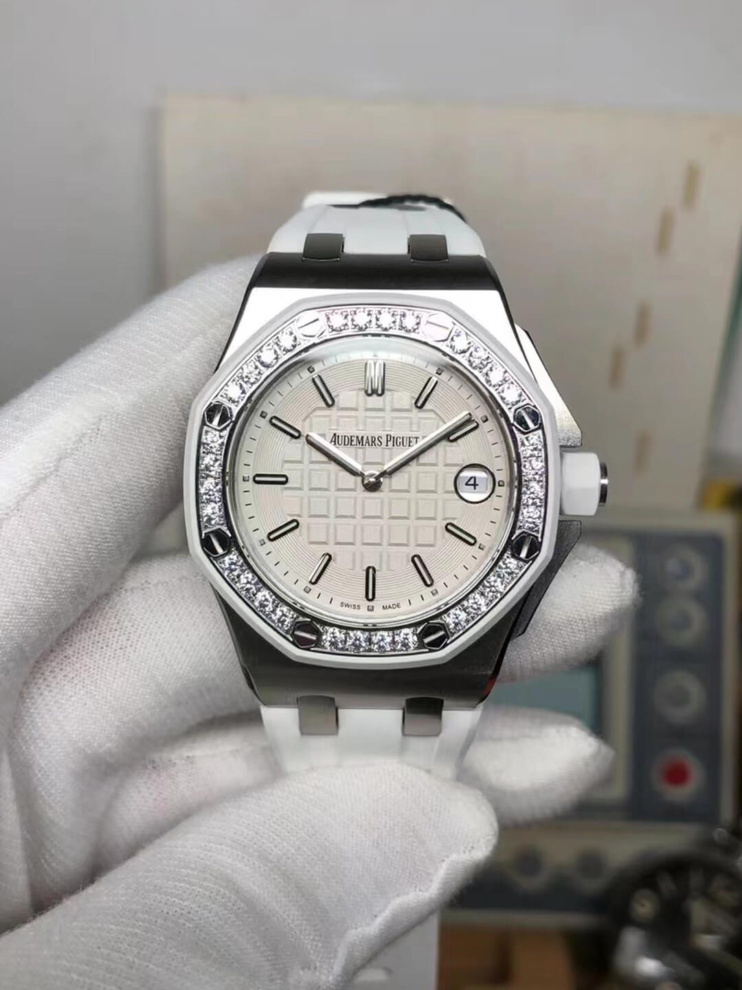 Replica Audemars Piguet Royal Oak Offshore 67540SK.ZZ.A010CA.01 1:1 Best Edition White Dial - DEEPREPS