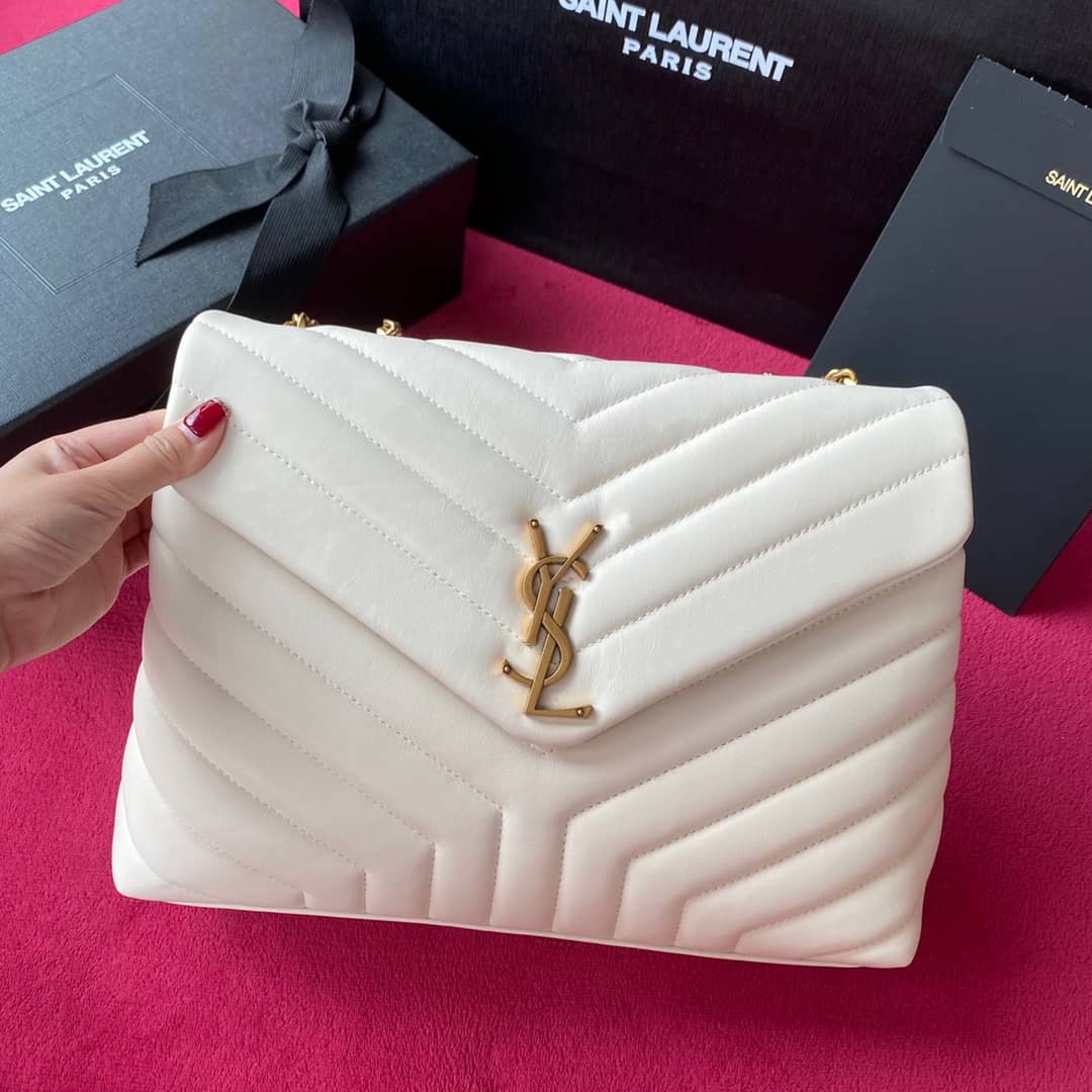 YSL Loulou Medium Quilted “Y” Leather Replica Bag - DEEPREPS