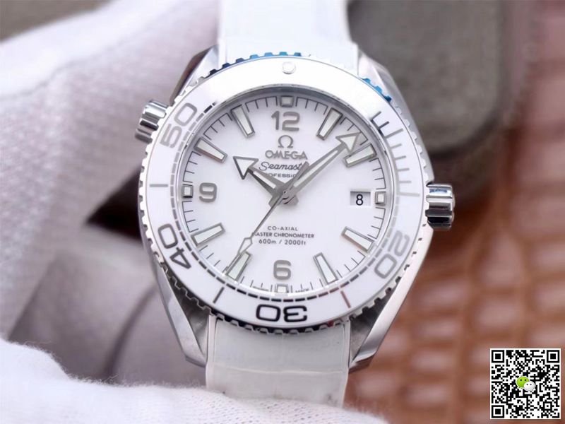 Replica Omega Seamaster 215.33.40.20.04.001 Planet Ocean 600M 1:1 Best Edition White Dial - DEEPREPS