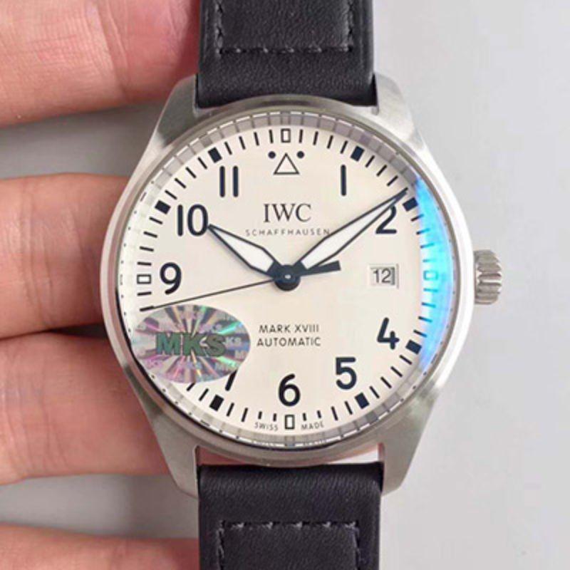 Replica IWC Pilot Mark XVIII IW327002 1:1 Best Edition White Dial - DEEPREPS