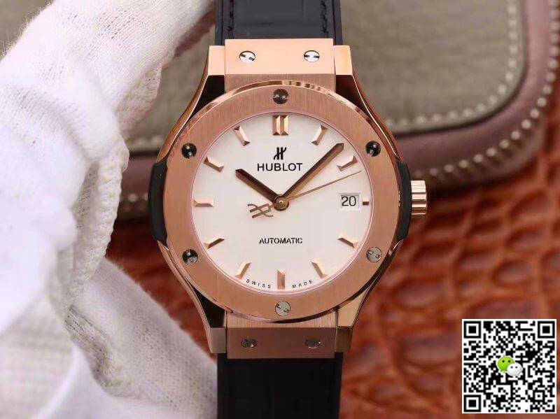 Hublot Replica Classic Fusion 511.OX.2611.LR 1:1 Best Edition Black Gummy Strap - DEEPREPS