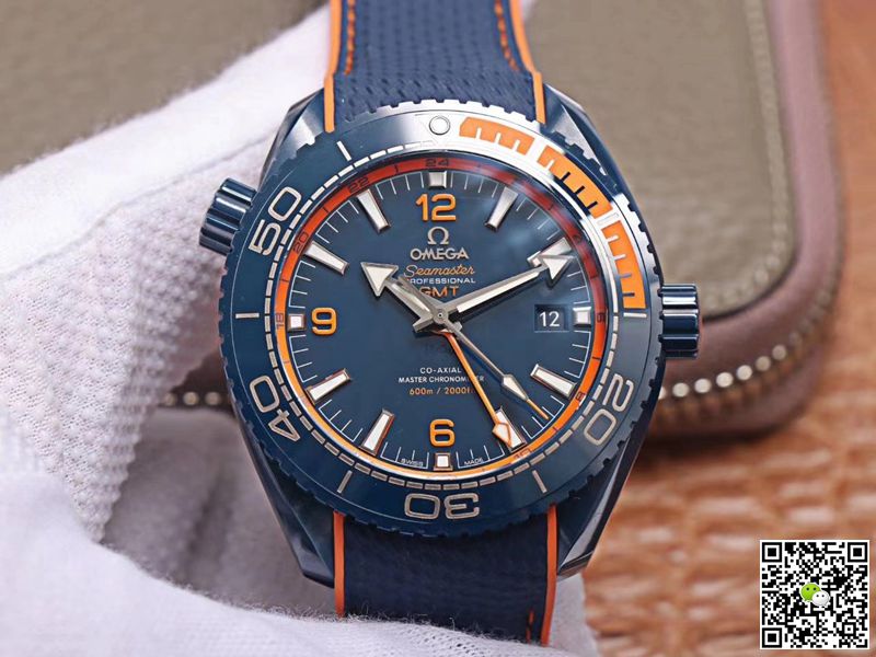 Replica Omega Seamaster 215.92.46.22.03.001 1:1 Best Edition Blue Ceramic - DEEPREPS