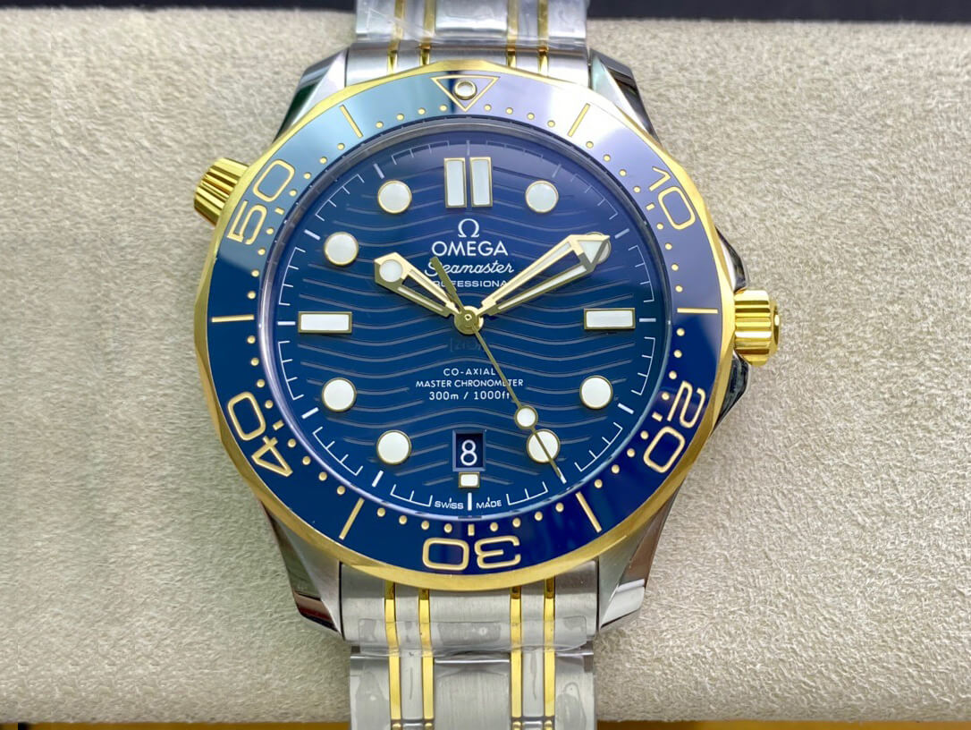 Replica Omega Seamaster Diver 300M 210.20.42.20.03.001 1:1 Best Edition Blue Dial - DEEPREPS