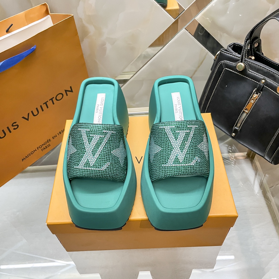 Louis Vuitton platform sandals - DEEPREPS
