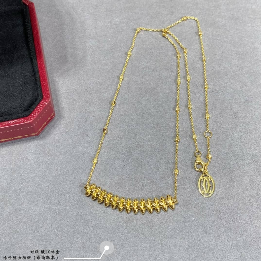 Fake Cartier Logo Necklace - DEEPREPS