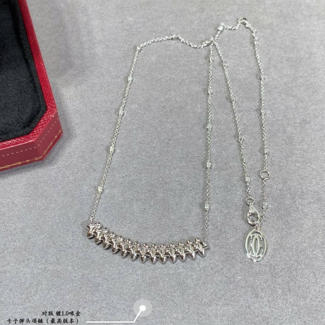 Fake Cartier Logo Necklace - DEEPREPS