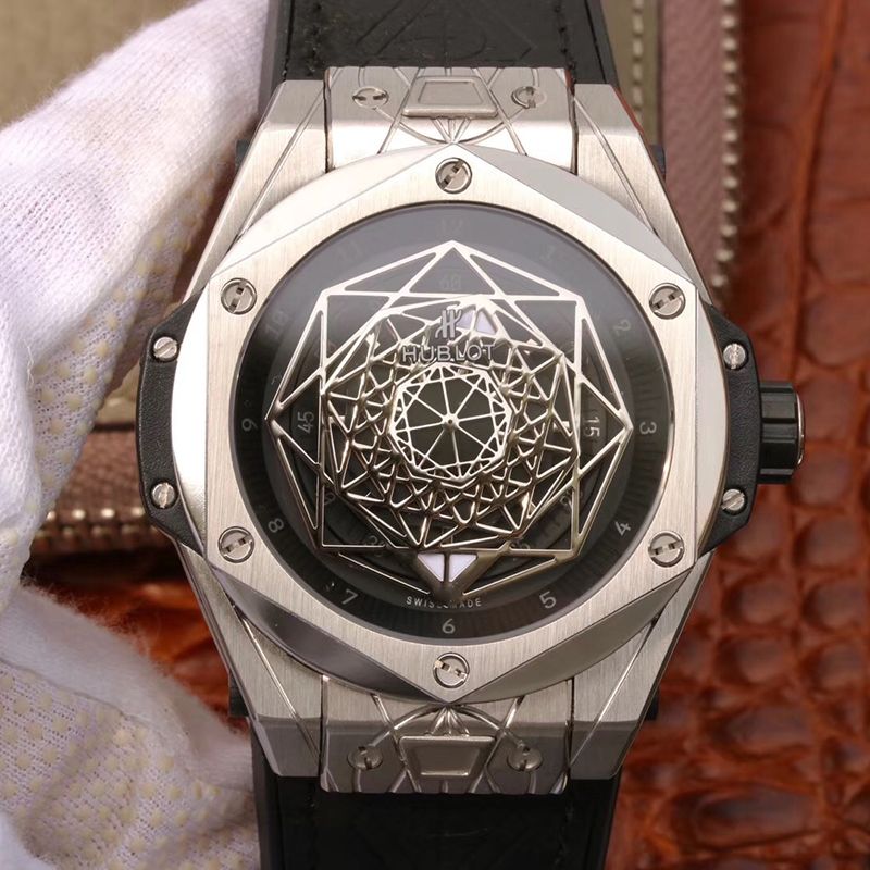 Replica Hublot Big Bang Sang Bleu 415.NX.1112.VR.MXM16 1:1 Best Edition Black Dial - DEEPREPS