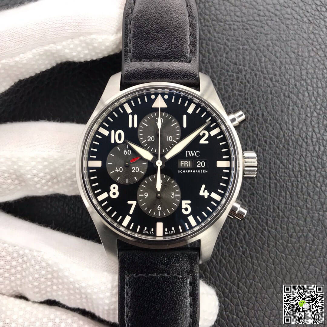 Replica IWC Pilot IW377709 1:1 Best Edition Black Dial - DEEPREPS